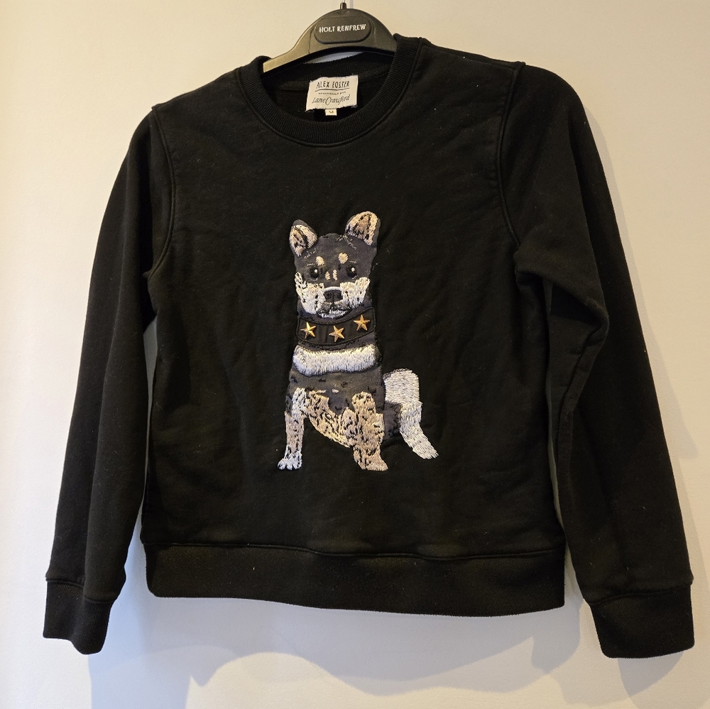 Alex Foster x Lane Crawford Dog Sweatshirt Size Medium